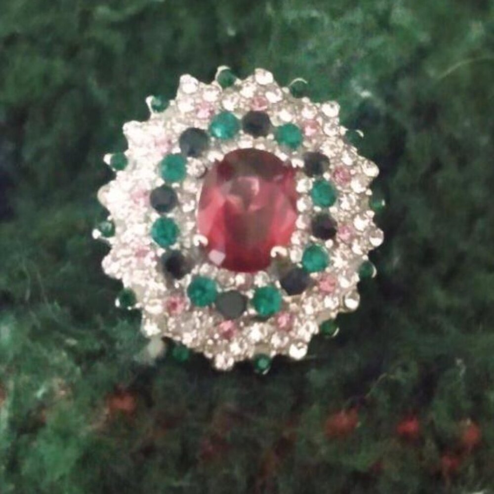 Multi-color Cocktail ring
